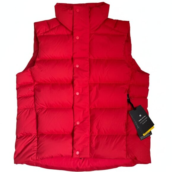 NWT Lululemon Men's Wunder Puff Vest - Carnation Red - Size Small - Picture 1 of 9